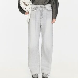 JNBY Washed Denim Cotton Jeans NEW WITH TAG US 8 SZ M